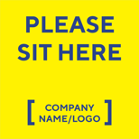 Madison Avenue, Inc. Please Sit Here Table Decal
