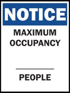 Madison Avenue, Inc. Limited Seating/Capacity Wall or Window Decal