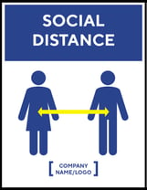 Madison Avenue, Inc. Social Distance Wall Decal